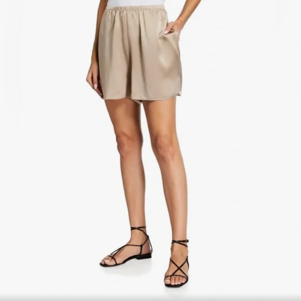 NWT Vince pull on satin shorts